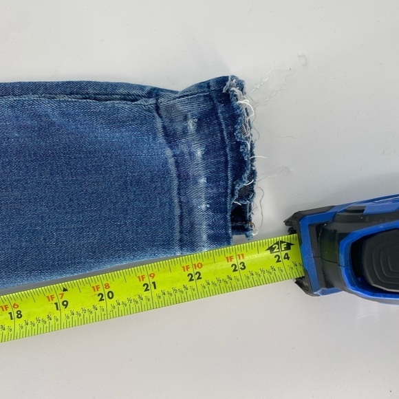 Zara kids denim addict button fly skinny jeans 10 - Picture 6 of 7